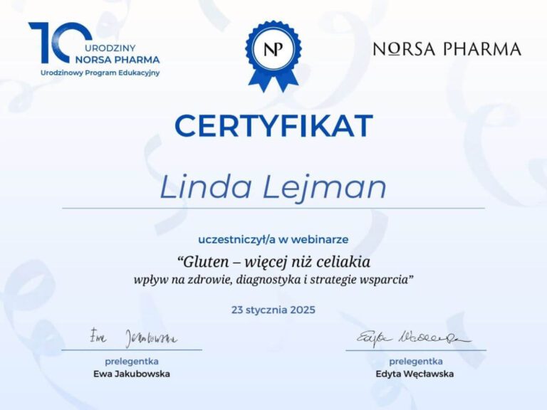 Gluten certyfikat